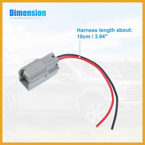 Ambient Air Temperature Sensor Connector Wiring Harnesses NO.AU2Z14S411AGA for Ford Edge Escape Explorer Fusion F150 F250 Super Duty for Lincoln Mark LT MKS MKT MKZ Replacement in Saudi Arabia