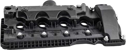 MOSTPLUS 11127522159 11127563474 Left+Right Valve Cover Set w/Gaskets Compatible for BMW 5 6 7 Series E65 E66 545i 550i 650i 745i 750i X5 (Left & Right Side) in Kuwait