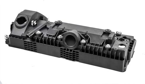 MOSTPLUS 11127522159 11127563474 Left+Right Valve Cover Set w/Gaskets Compatible for BMW 5 6 7 Series E65 E66 545i 550i 650i 745i 750i X5 (Left & Right Side) in Kuwait