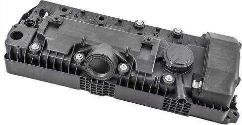 MOSTPLUS 11127522159 11127563474 Left+Right Valve Cover Set w/Gaskets Compatible for BMW 5 6 7 Series E65 E66 545i 550i 650i 745i 750i X5 (Left & Right Side) in Kuwait