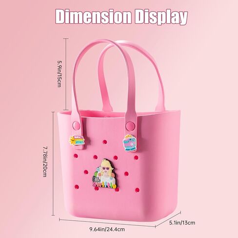 حقيبة حمل مطاطية حقيبة شاطئ صغيرة مقاومة للماء في الهواء الطلق حقيبة قابلة للغسل حقيبة سفر محمولة حقيبة يد مفتوحة لسوق السفر الرياضي في الهواء الطلق in Kuwait