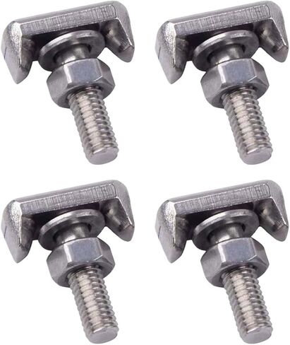 Battery Terminal Bolts, T-Shaped Battery Bolts Kit, Car Battery Cable Extender, Car Battery Bolt and Nut Accessories Replacement OEM# 64740, 19116852, 6X0-915-138, 61128373946 (2PCS) in Saudi Arabia
