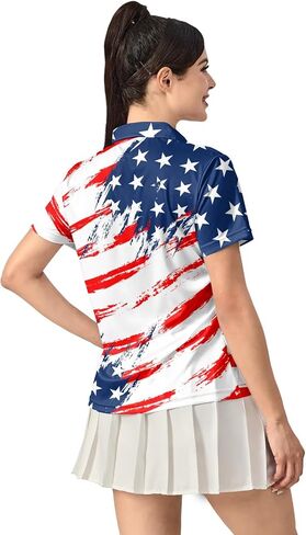 Womens Golf Shirt Funny Polo Shirts Golf Outfits Shirts Collared Printed Tennis Tops Ladies Golf Shirts Golf Gift in Saudi Arabia