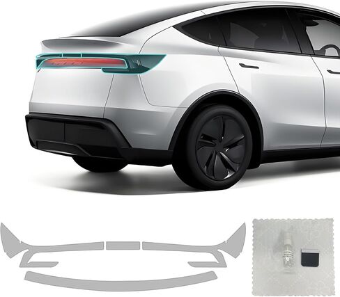 Precut Paint Protective Film 8.5 Mil TPU PPF for 2025 Tesla Model Y Juniper Clear Car HD Scratch Exterior Accessories (Headlights + Foglights) in Saudi Arabia