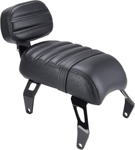مقعد الراكب متوافق مع الكشافة الهندية Bobber 2018-2023 مسند الظهر والمقعد استبدال OEM رقم: 2882853-VBA (أسود) in Kuwait