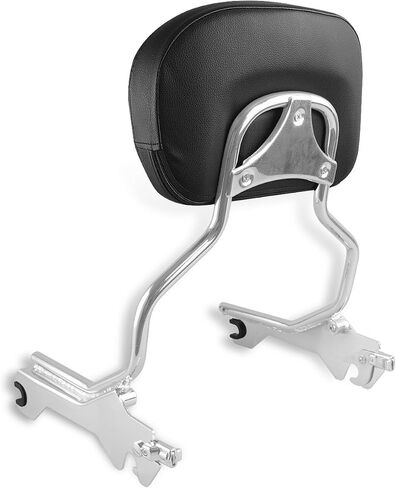 Detachable Gloss Black Passenger Backrest Sissy Bar with Pad & Docking Hardware Kit, Quick-Release, Compatible with 2018-UP Harley Softail Fat Boy, Breakout FLFB, FLFBS, FXBR, FXBRS 114 in Kuwait
