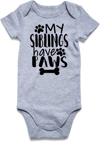 Funnycokid Baby Boys Girls Bodysuit Funny Newborn Romper Short Sleeve Infant Neutral Outfits 0-12 Months in Saudi Arabia