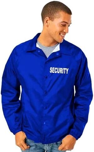Service and First Responders Coach Jacket Collection One Event Staff Windbreaker Police Security Constable in Kuwait