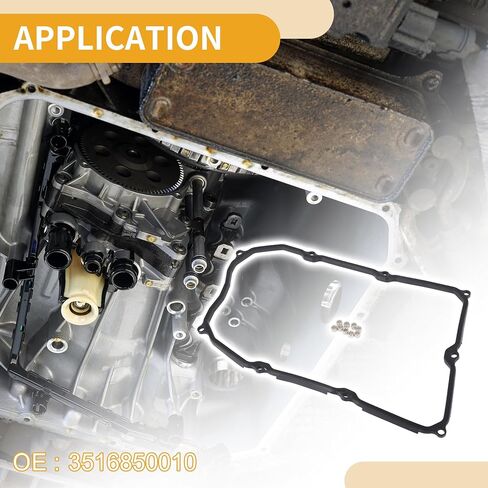 Car Transmission Filter Oil Pan Gasket Engine Oil Pan Gasket Seal No.3516850010 for Lexus GS350 2014-2015 for Lexus GS460 2007-2011 1 Set in Saudi Arabia