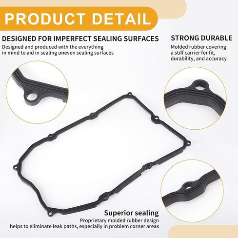 Car Transmission Filter Oil Pan Gasket Engine Oil Pan Gasket Seal No.3516850010 for Lexus GS350 2014-2015 for Lexus GS460 2007-2011 1 Set in Saudi Arabia