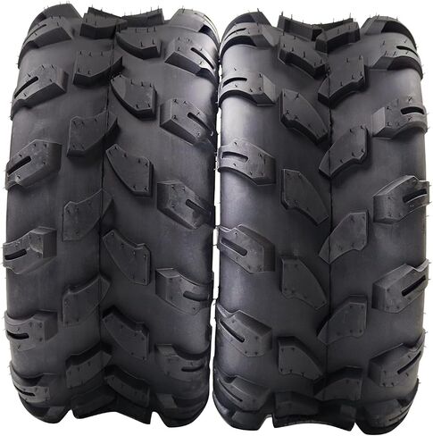 21x7-8 ATV Tires (Pack of 2, Tubeless) - 4-Ply Durable All-Surface Tire for Sport ATV/UTV & Go Karts, Superior Traction, Smooth Ride, Ideal for Off-Road, Trail, Rock & Desert Adventures in Kuwait