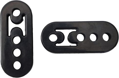 1PCS 4 Holes Exhaust Rubber Hanger, 1PCS 3" Exhaust Clamp with Hanger,Automotive Tools for Most Car Truck Exhaust Systems (1PcsRubber Hanger and1Pcs 3.0 Inch) in Kuwait