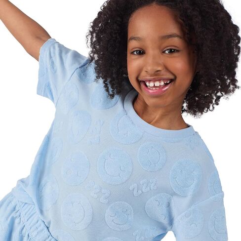 Saint Eve Kids Girls 2 قطعة صيفية - لطيفة ، ناعمة ، قميص Terry Terry Terry Terry و Shirts للفتيات in Kuwait