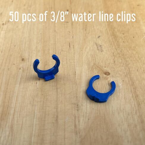 Small RO Quick Connect Tubing Water Line Locking Clips,Reverse Osmosis Water Filter Tubing Water Line Clip Accessory Replacement (1/4" and 3/8" both in 20 pcs) in Saudi Arabia
