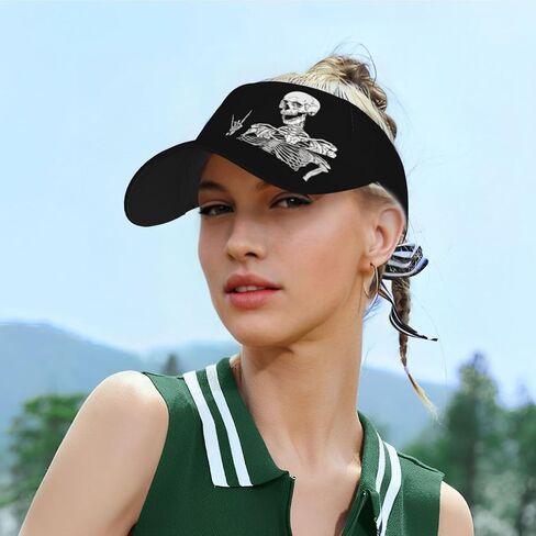 Sports Sun Visor Hats Adjustable Men Women Lightweight Packable Cooling Empty Top Visor Hat for Running, Tennis, Golf in Saudi Arabia