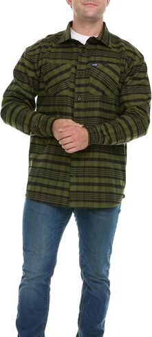 Wrangler Big and Tall Flannel Shirt for Men – Mens Button Down Plaid Shirt in Kuwait