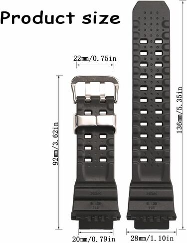 Resin Replacement Band Compatible with Casio GW-9400 Series Rangeman Men's Strap GW-9400J-1JF GW9400-3CR Wirstband GW-9200 GW-9300 Bracelet in Saudi Arabia