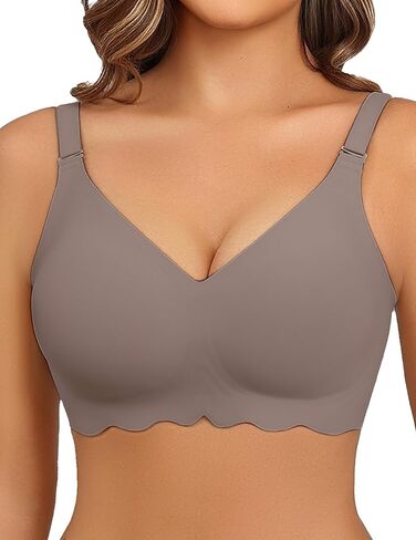 حمالات أفيدلوف اللاسلكية للنساء براليت بسلاسة كاملة التغطية صدرية الرقبة Tshirt brassier in Kuwait