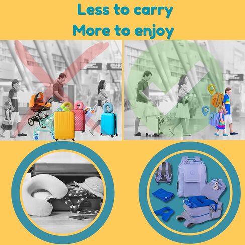 3pc Kids Travel Backpack for airplane | Kids travel pillow and blanket set | Kid AirTag holder included | Purple backpack in Saudi Arabia