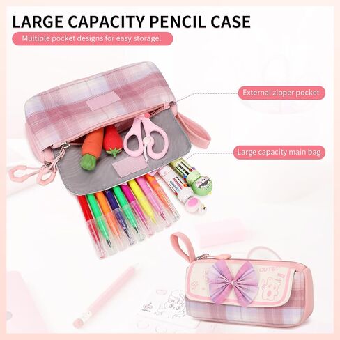 حقائب الظهر الفتيات 3PCS SCHOOL PACK مع صندوق الغداء في سن المراهقة حقيبة ظهر Backpack Cute Kids School Bag Babag for Teen Girls (Blue) in Kuwait