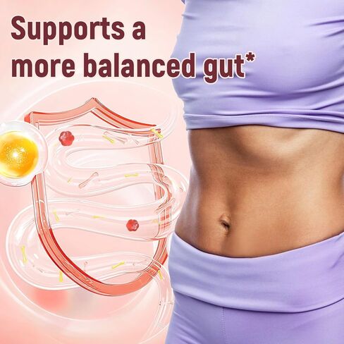 Fiber Gummies with Probiotics,10G Fiber per Serving No Sugar Added Apple Flavor, with 10 Billion CFU Probiotics Blend, Apple Cider Vinegar, Vitamin C, Inulin, Bloating Support 90 Count in Kuwait