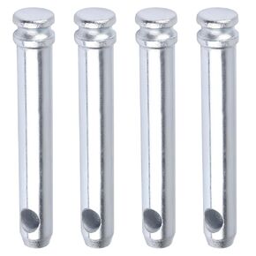 S07070200 CAT 1 TOP LINK PIN HITCH للجرارات ، 3/4 في دبوس DIA 5-1/2 رابط أعلى دبوس دبوس دبوس للملحقات نموذج الجرار من الفئة 1 ، الاستبدال الدقيق 195589M1 ، AC339942 - 4 حزمة