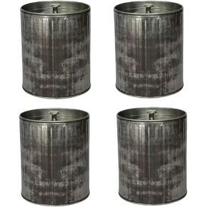 4 pcs Empty Candle Tins for Candle Making 10 oz Vintage Style Candle Jars with Lid