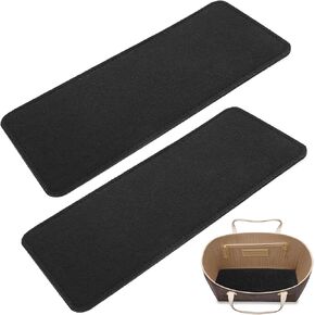 2 PCS 13.7 X 7 Inch Felt Bag Base Shaper, Tote Bag Insert Handbag Purse Bottom Insert Bag Bottom Shaper Pad Handbag Base Shaper for Handbag Leather Bag Backpack Cosmetic Travel Bag