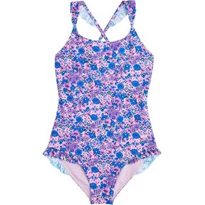 vineyard vines Girls' Ruffle One Piece Swimsuit