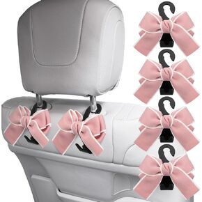 4 PCS PINK BOIN BOY CAR PRES HOOK PINK BOY BOW Accessories CAR CAR BACK HOACK ABOR