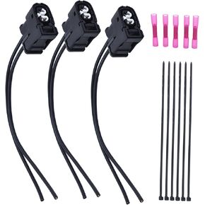 marddpair 3 PCs Ignition Coil Connector Plug Harness Pigtail Wires Replacement for Toyota Chaser Supra Soarer Verossa Crown Aristo Lexus GS300 IS300 SC300