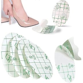 Zealburst Self Adhesive Invisible Heel Anti-Wear Sticker, Waterproof Anti Wear Foot Care Heel Protection Pad, Ultra-thin transparent self-adhesive heel anti-friction sticker, Prevent Blisters (100PCS)