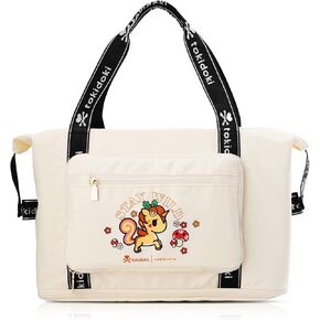 Tokidoki Duffle Bag for Travel, Carry on Weekender Bags for Women Large Capacity Tote Bag, Sports Gym Bag