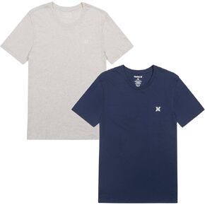 Hurley Men's 2 Pack Cotton Crewneck Short Sleeve T-Shirt