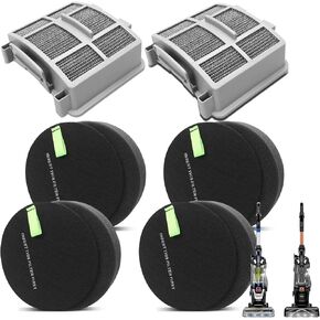 LANROON 3418 3402 3774F Filters for Bissell SurfaceSense 3418 3415 MultiClean 3402 3774F 3409 3774 3774G 3775 3404 PowerLifte Upright Vacuums