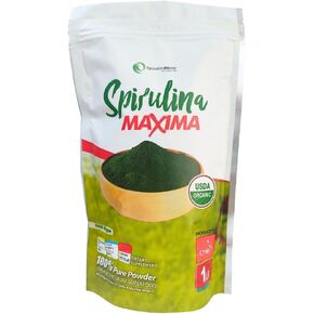 Spirulina Powder, USDA Organic Produced in The Atacama Desert - Rich in Nutrients, Enhances Your Body Defenses, Aids with Digestive Wellness & Stay Energized - 10 oz