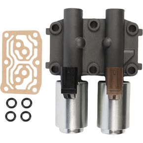 انتقال صمام الملف اللولبي الخطي المزدوج مع حشية 28260-PRP-014 ملائمة لعام 2003-2007 Accord CR-V Acura Acura RSX TSX 2.4L L4 PARTERAMET PART REPLICE OE 28260-R90-004