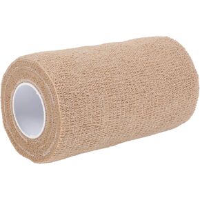 Premium Self-Adherent Elastic Stretch Bandage – 4" x 5 Yards, Tan – Box of 36 Rolls – Flexible, Latex-Free, Medical Wrap for Compression & Wound Support