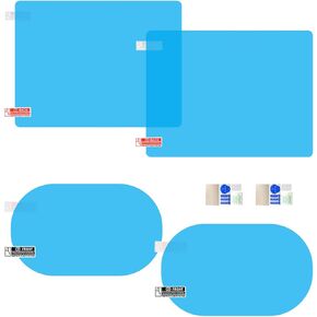 2 PCS Car Rearview Mirror Film, 6.89" × 7.87" Waterproof Mirror Films, Anti-Fogging Rear View Safe Driving Sticker Film for Most Vehicles, Universal Car Accessories