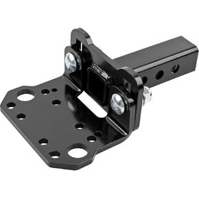 101110 Tow System Mount 2" UTV Replacement Compatible with TigerTail Tow System,Regular,Black Powder Coated