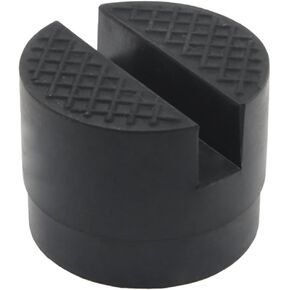 Car Jack Rubber Pad, Floor Slotted Jack Adapter Accessories, Universal Side Frame Rail Pinch Welds Protection Pad, Car Lift Frame Repair Tool for Most Jacks and Vehicles (1PC)