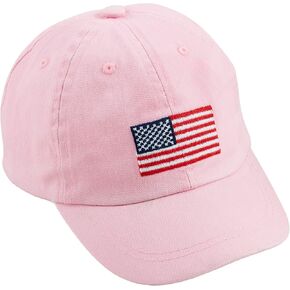 Mud Pie Children's Pink Flag Hat; One Size Fits Most