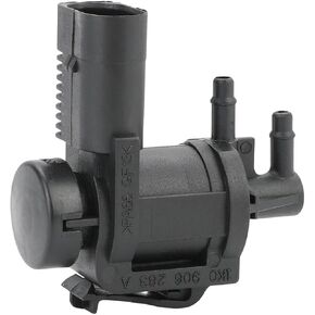 EGR Vacuum Solenoid Valve Compatible with Audi A3 A4 A6 Quattro VW Volkswagen Beetle Golf Jetta Passat Tiguan Touareg 1999-2013 Replacement for 1K0906283A 1K0906283
