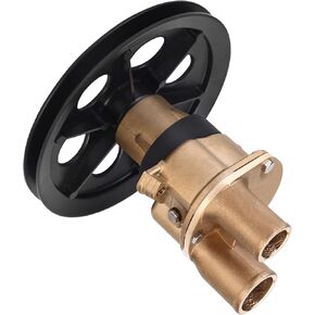 Raw Water Sea Pump Fits for Volvo Penta MD Thru NC Model Engines Raw Sea Water Impeller Pump 3851623 3852398 3855778 with 6.5" Pulley