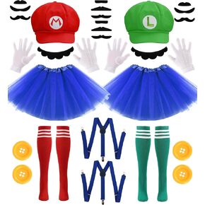 Halloween Costumes Accessories for Adults Women - Duo Halloween Costumes for Best Friends - 2 Person Cosplay Party Set for Teen Girls