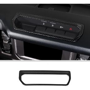 JWWY for Bronco Differential Control Panel Protection Cover Trim Compatible with 2021-2024+Ford Bronco Interior Accessories,ABS Carbon Fiber