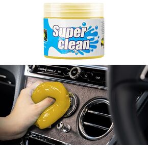 Car Cleaning Gel, Car Cleaning Supplies, Car Cleaning Putty, Universal Car Cleaning Kit Auto Detailing Tools Car Accessories Fit for Automotive, Keyboard, Camera, Printers (Blue, 2PCS)