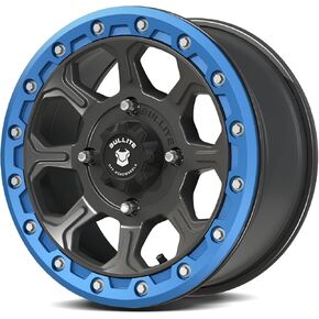 عجلات Bullite BT-03 حاكم UTV ATV Wheel Gunmetal Gray Rims و Gunmetal Gray Beadlock 14x7 ، 4x137/ 5+2 إزاحة ، Can-Am Maverick X3 Commander Renegade Outlander Defender