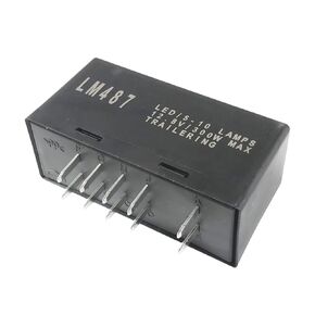 103833321 15764135 15231201 LM487 LED Flasher Relay Turne Signal متوافق مع Chevy GMC Cadillac Hummer 2003-2007 تحذير من المخاطر وتحويل الإشارة الفلاش ، Fix Hyper Flash ، من أجل GMT800 منصة