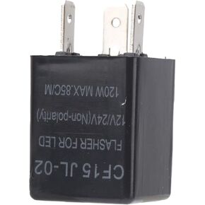 LED Flasher Relay CF15 JL02 3 PIN إلكترونية بدوره لمشرات غير قطبية 12V 24V ABS Universal ABS مفتوحة بشكل طبيعي ترحيل فلاش إلكتروني بديل بديل